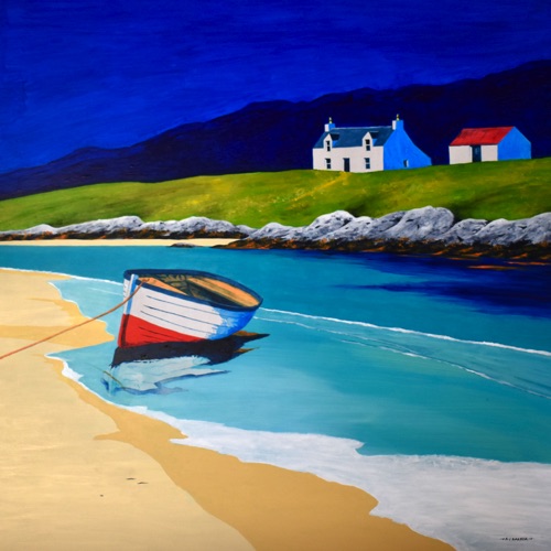 Luskentyre - incoming tide
30" x 30"
Acrylic on board
Framed
£3495